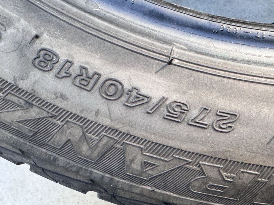 275/40/R18 Bridgestone Turanza 2бр летни RunFlat
