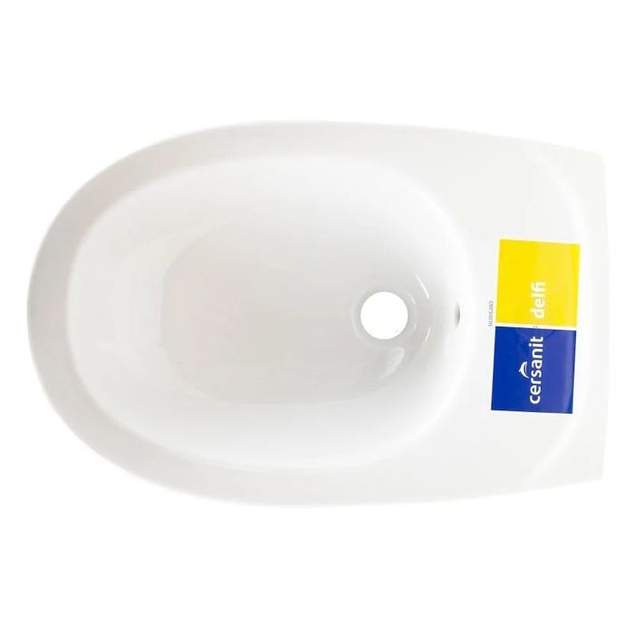 Vand bideu suspendat Cersanit Delfi, ceramic, 35 x 35 x 52 cm