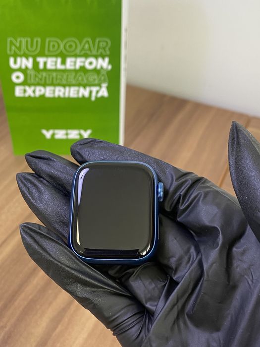 Apple Watch Seria 7 41 mm, GPS, Blue, Desigilat, Cod produs: L41Y/ XW3K