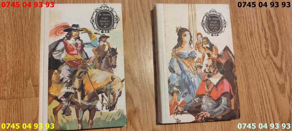 carte carti 2 vol Al. Dumas dupa douazeci de ani pret pe ambele