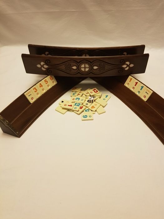 Joc rummy, remi din lemn de calitate superioara. 2652 Zambak