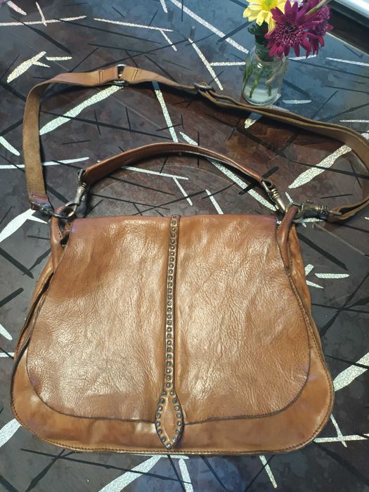 Campomaggi teodorano prodotto artigianale Vintage естествена кожа