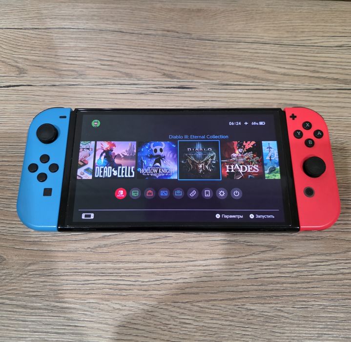Nintendo Switch OLED (прошитая, 128 ГБ)
Продаю N