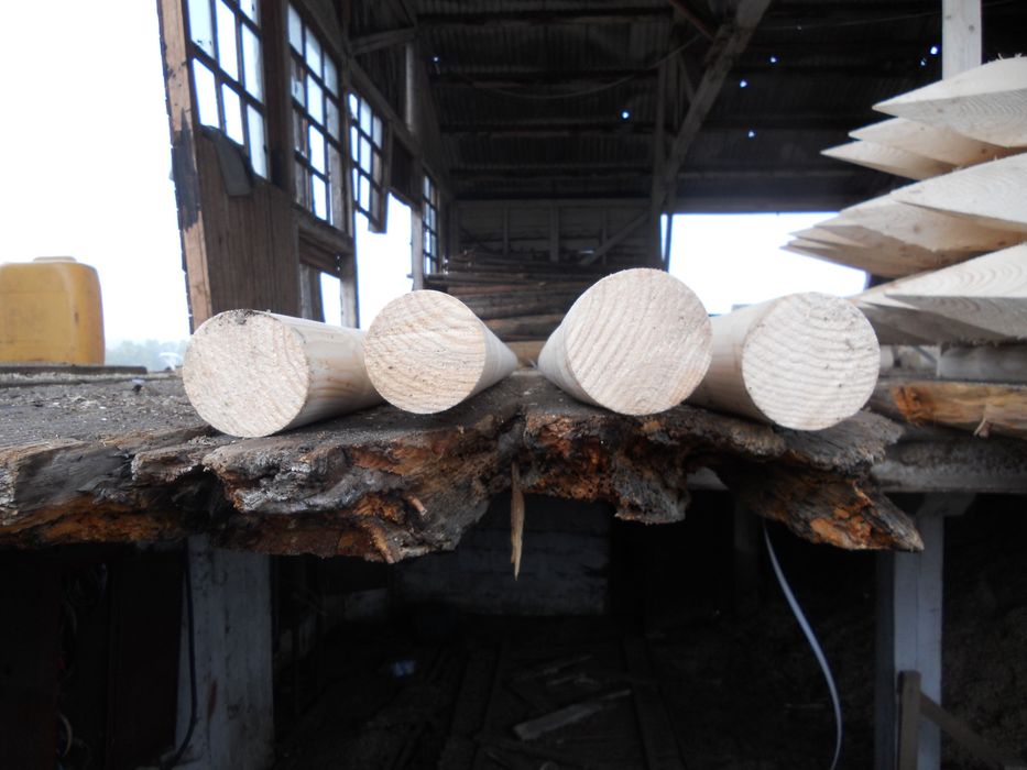 Lemn calbrat rotund fara miez