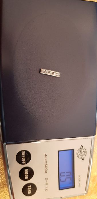 Pandantiv aur alb cu diamante