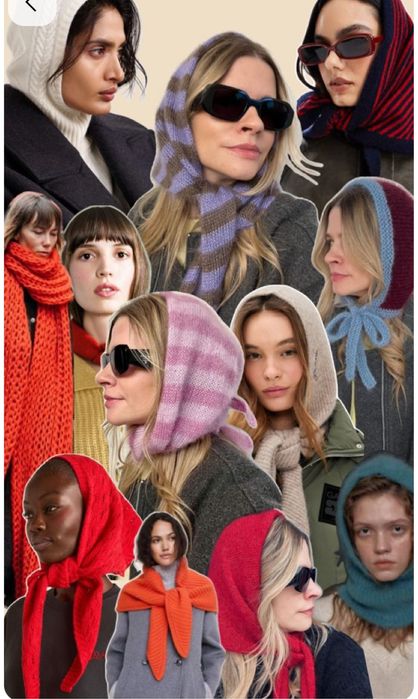 Косынка ручной работы