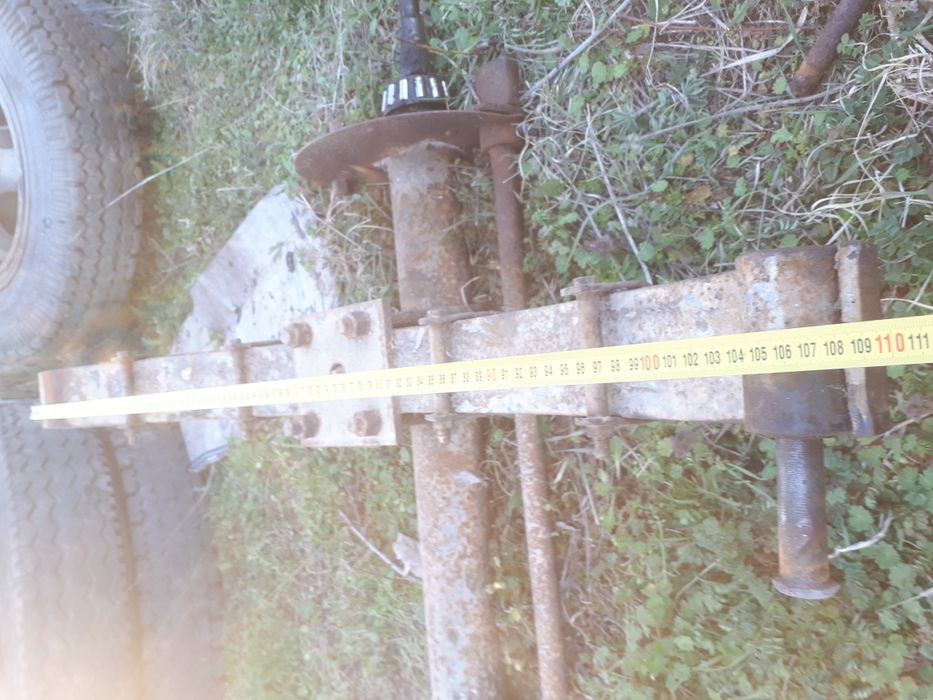 Оси и джанти от 4тонно ремарке - фургон