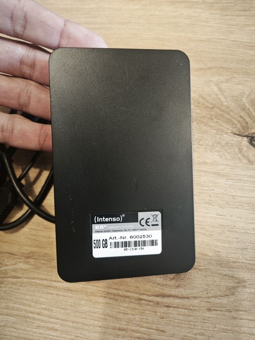 Intenso (Toshiba) 500GB HDD външен хард диск 100% Health Чисто нов