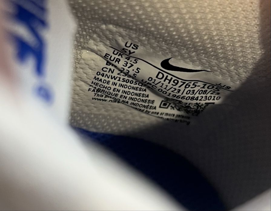 Nike Air Jordan 1 Mid High Bred Toe 37,5 38 38,5 Dunk