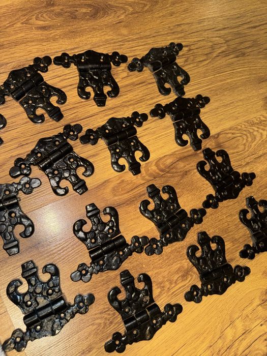 Ръчно ковани железни панти за мебели