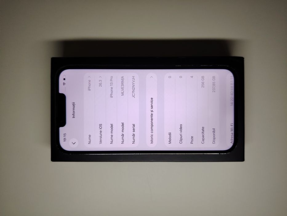 iPhone 13 pro 256GB Graphite • 100% Baterie • Stare impecabila