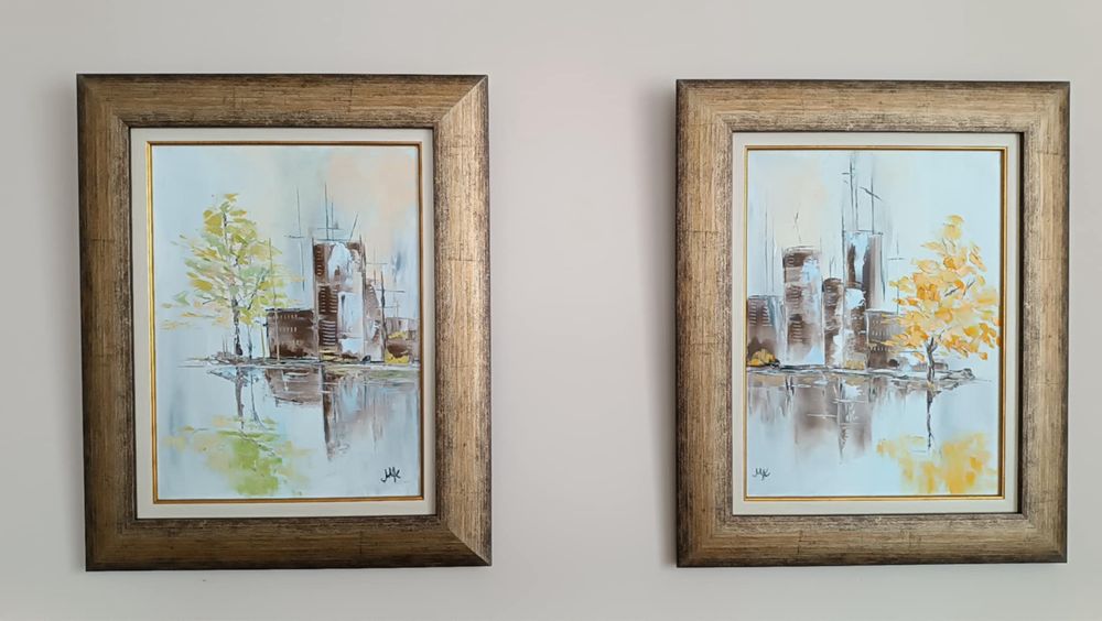 Картина “Гладски пейзаж - Есен”