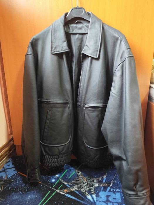 Geaca de piele barbat