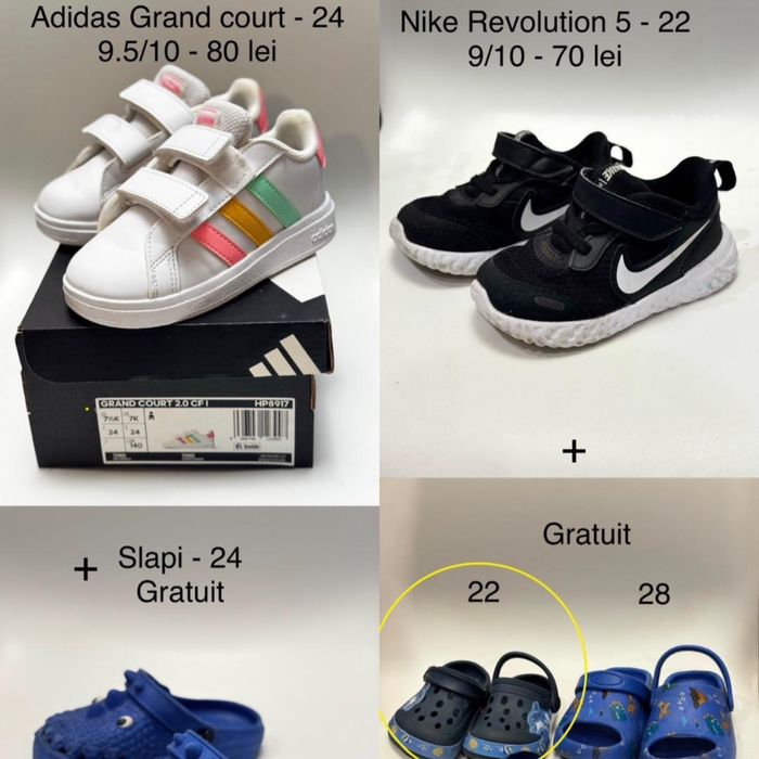 Tenisi / papuci copii diverse modele si marimi
