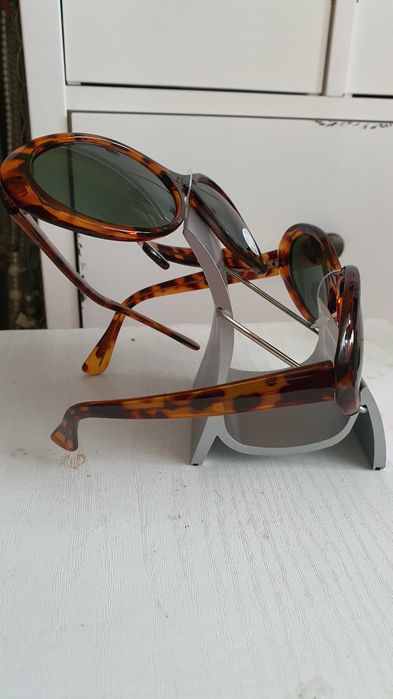 Ochelari de soare animal print maro