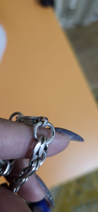 Мужская серебряная цепочка