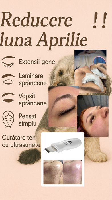 Extensii gene , pensat , laminare gene / sprancene , curatare faciala