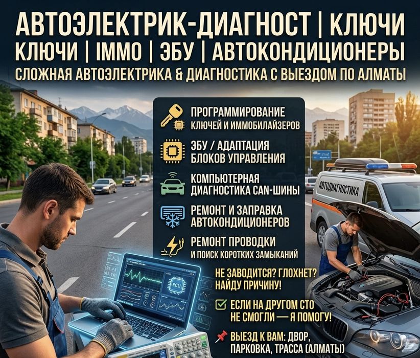 Автоэлектрик-диагност | Ключи | IMMO | ЭБУ | Автокондиционеры