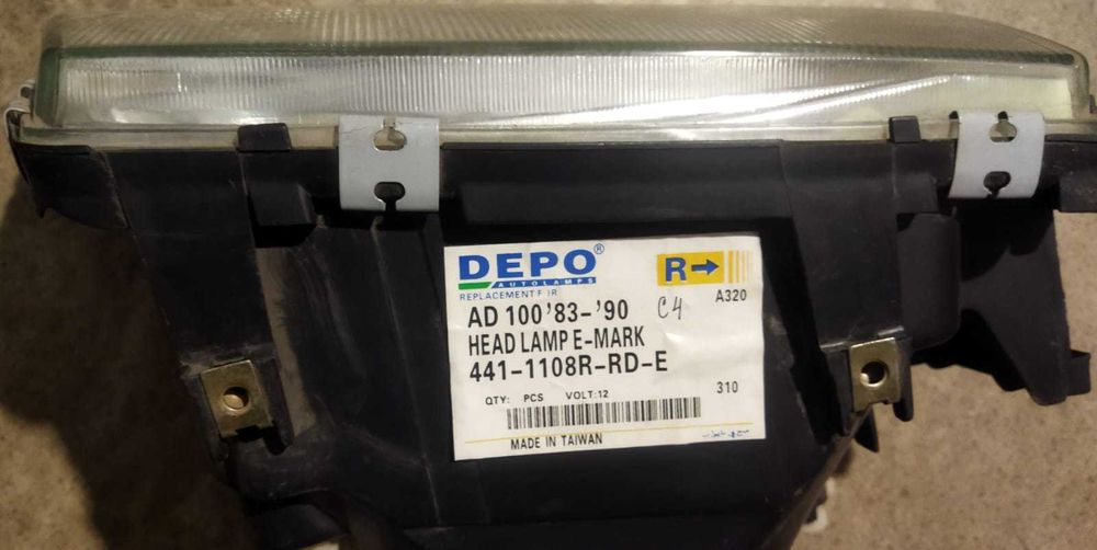 фара правая, Audi 100 C4