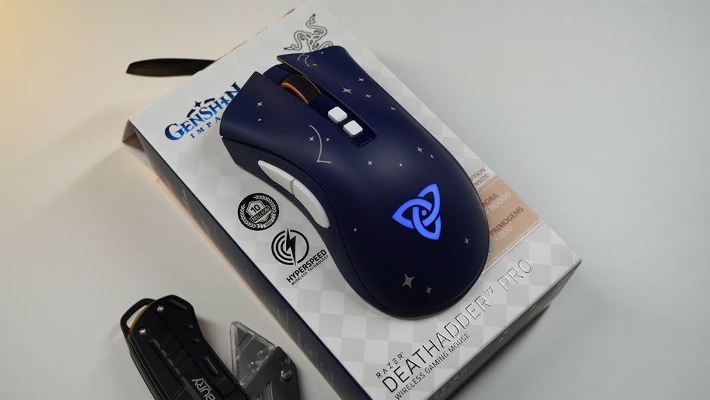 Игровая мышь Razer deatdherater v2 pro genshin impact edition