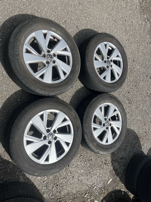 Оригинални джанти от VW-Taigo/тайго 16цола 5х100/57.1/6Jx16H2 ET 35 VW- T-CROSS Skoda- Kamiq произведени 2023 година