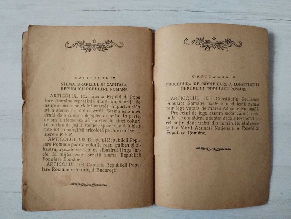 Constituria Republicii Populare Romane 1952