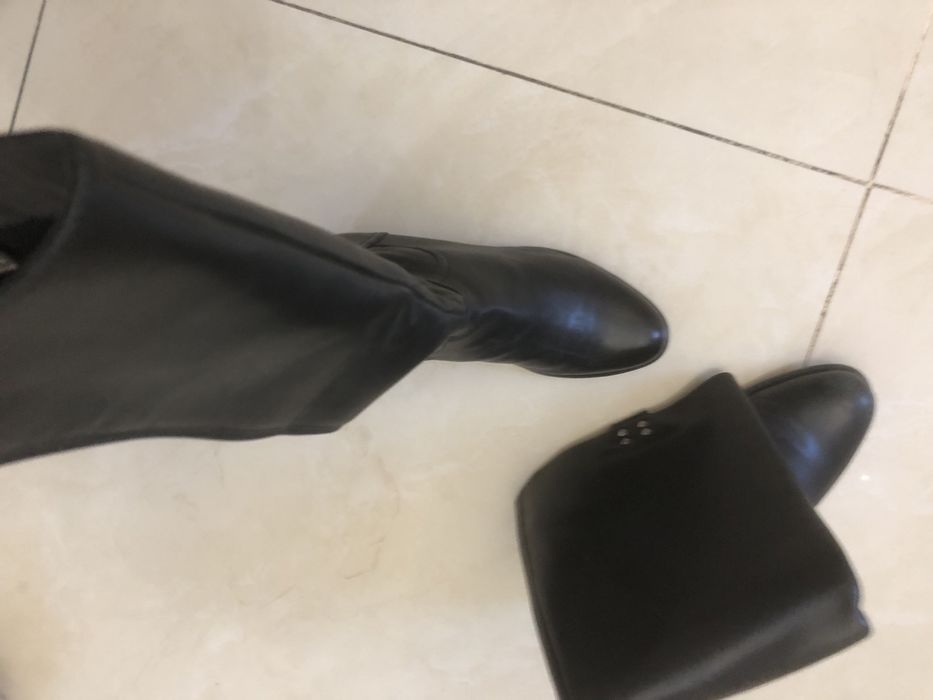 Сапоги .Кожа.Турция