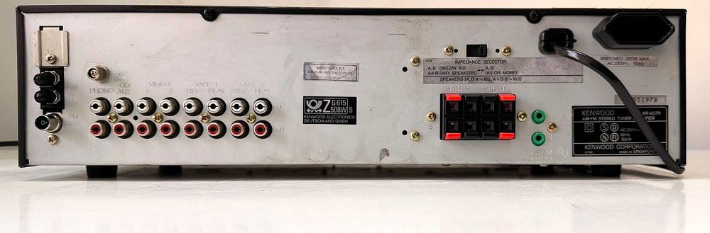 Amplificator Stereo Kenwood KR-A57R – Egalizator Graphic 5 Benzi, Tuner FM, Intrare Phono