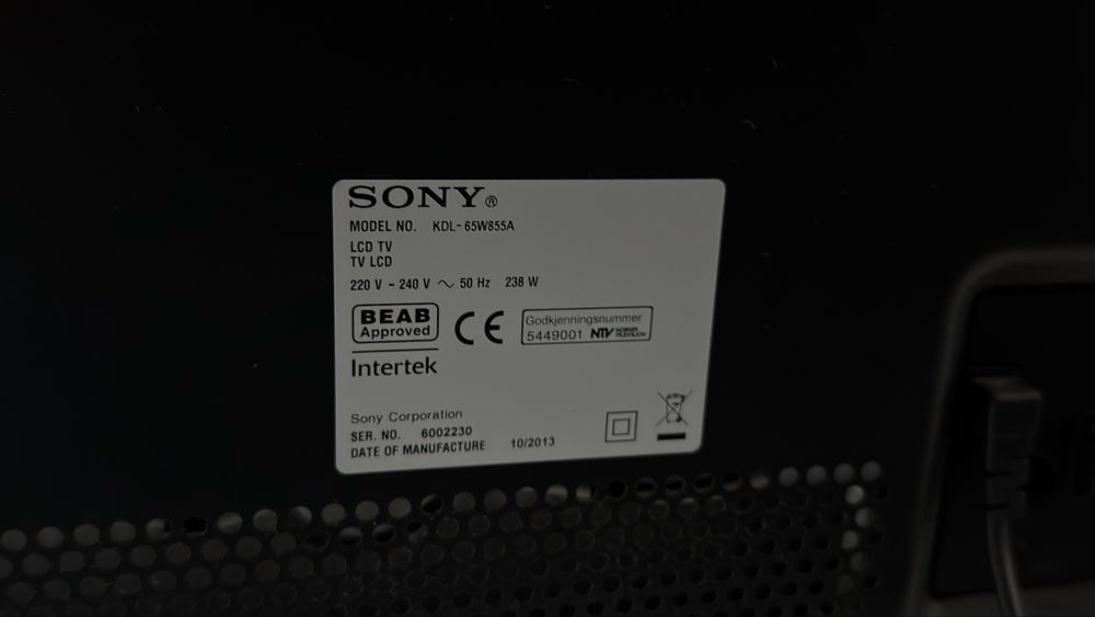 Vand tv SONY smart 3d ,174 cm diagonala