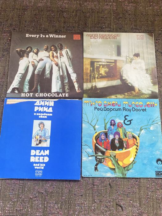 Стари грамофонни плочи