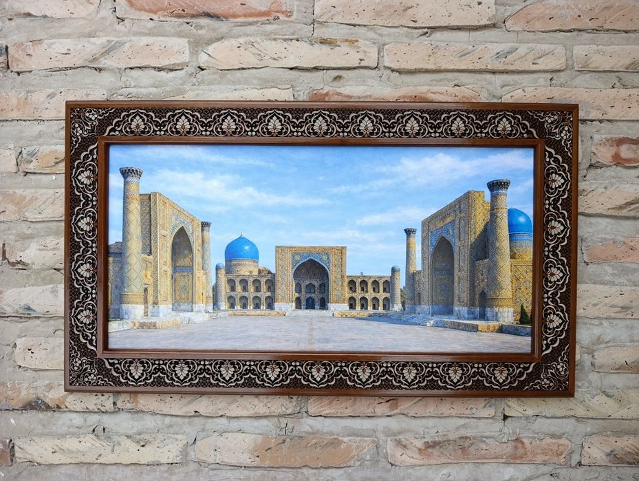 Kartina Картина Registon maydoni tushirilgan 70×40 sm