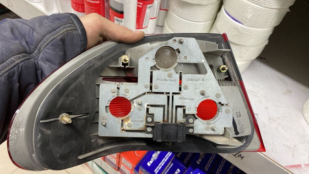 Mersedes лупарик задный стопка