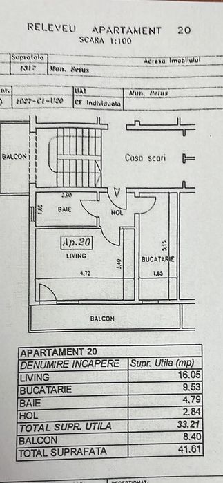 Apartament mobilat și utilat!