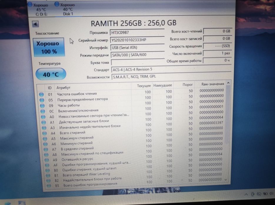 Продается ssd накопитель