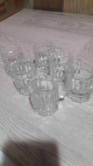 Продам хрустальные рюмки сапожок