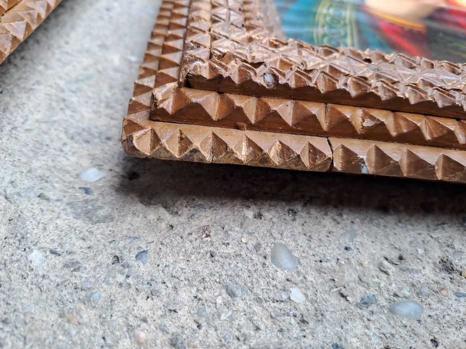 rama lemn tramp art 48/61 cm tablou