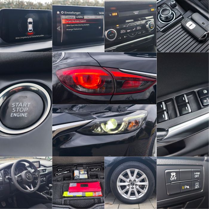 * Mazda 6 GS Facelift 2017 * Euro6 SkyActive * Led * Navi *