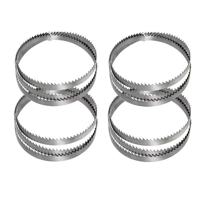 Lame fierăstrău panglică pentru lemn 4‑buc 1400 x 6,35 x 0,35mm 10 TPI – 1400mm