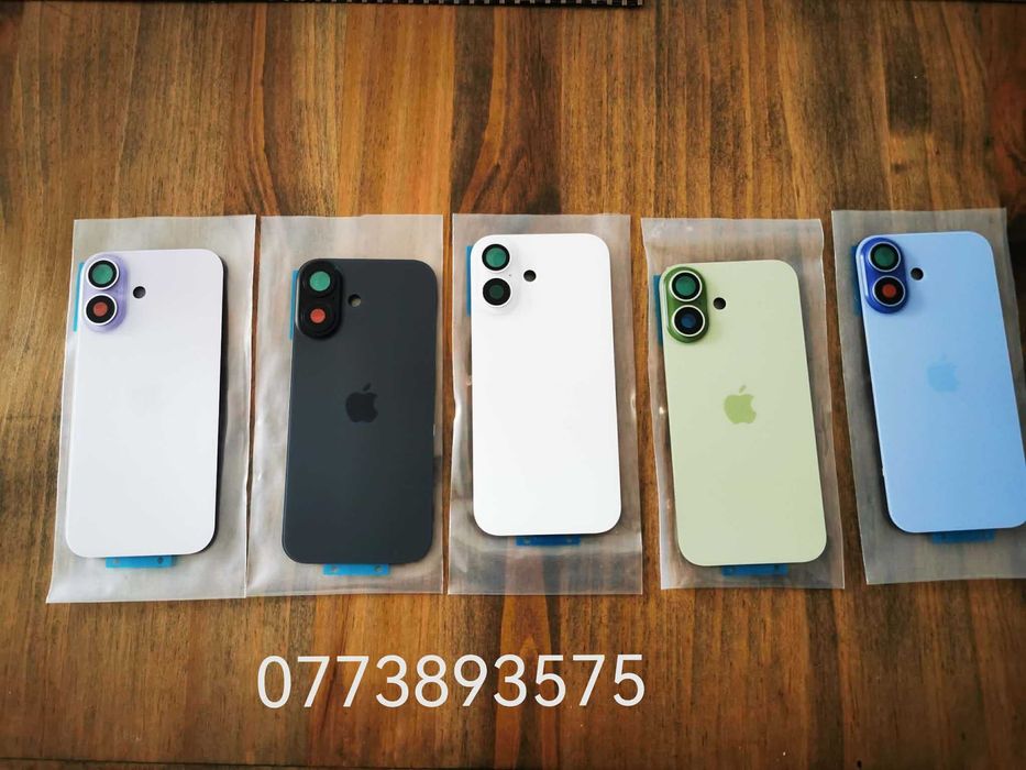 Capac spate din sticla pt Apple iPhone 17 cu magneti lentile rama