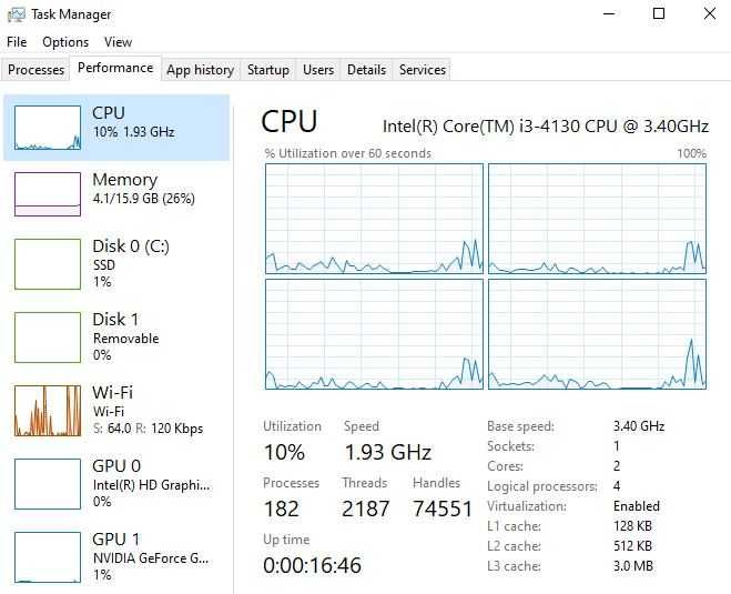 Kit PC LGA1150: i3-4130,Placă Gigabyte B85M-D3V + 16GB RAM + SSD 120GB