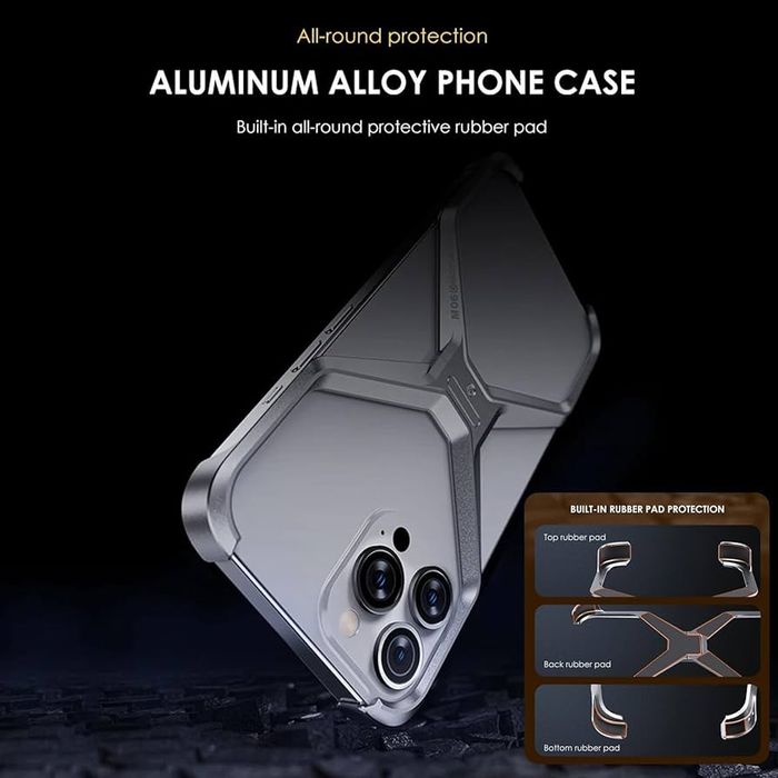 Metallic case for iPhone 16 Pro Max