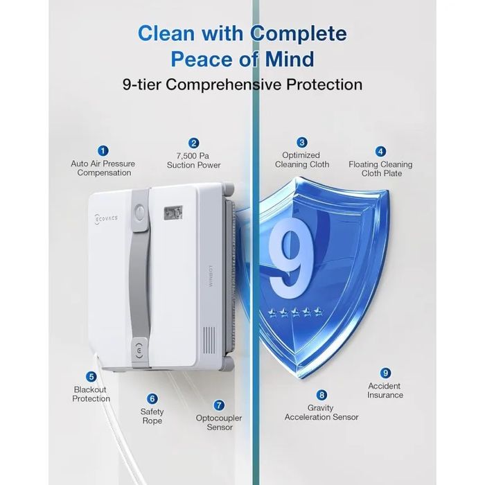 Робот за миене на прозорци Ecovacs Winbot Mini WG841-01