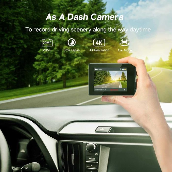 Surfola SF230 Подводна екшън камера 4K 30fps, до 40 метра дълбочина