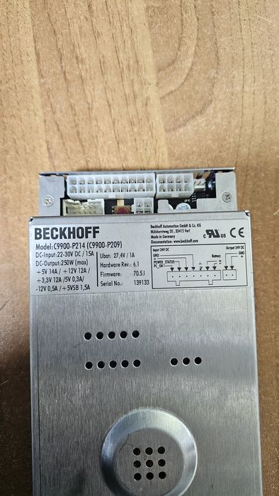 Sursă de alimentare Beckhoff c9900-p214