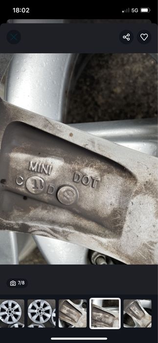 Jante R17 5 x 120 Mini Countryman/BMW