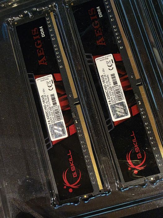 DDR4 G-skillz Aegis 3200mhz 16gb