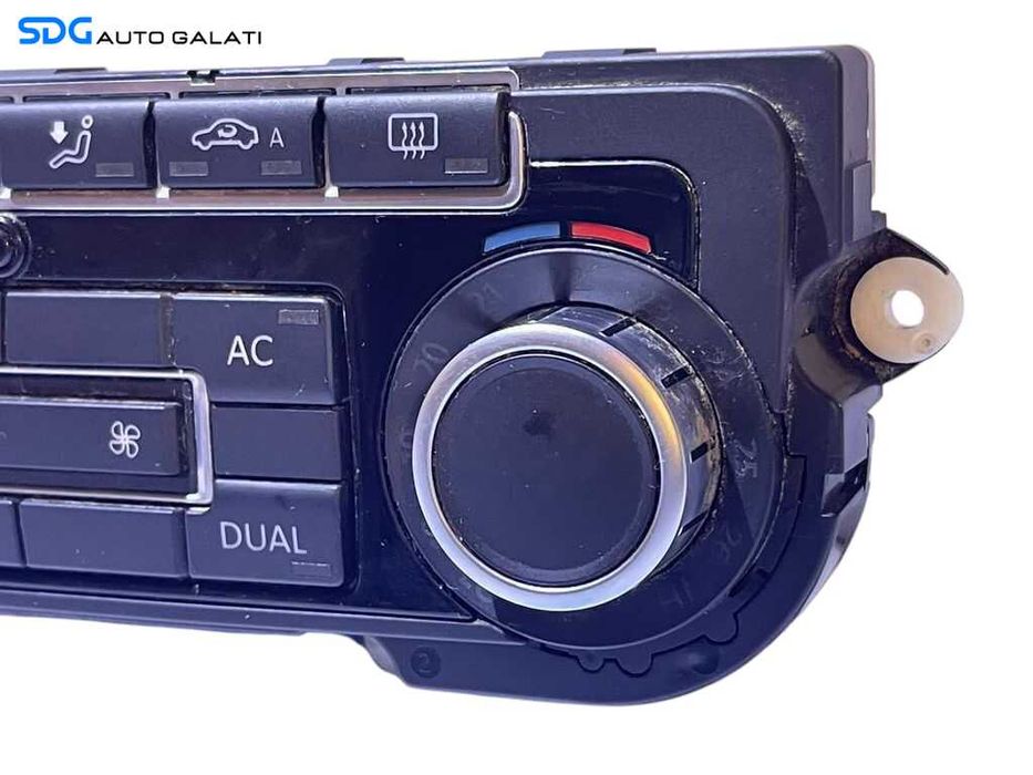 Panou Modul Unitate Comanda AC Aer Conditionat Clima Climatronic Dublu Dual Zone Volkswagen Passat B7 2010 - 2015 Cod 5K0907044BC [LR0028]