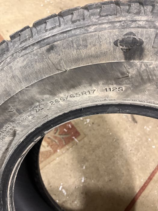 Продам шины Michelin 265/65/17
