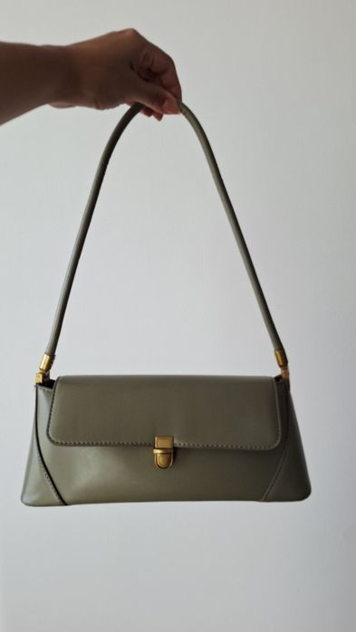 Сумка-багет из эко кожи