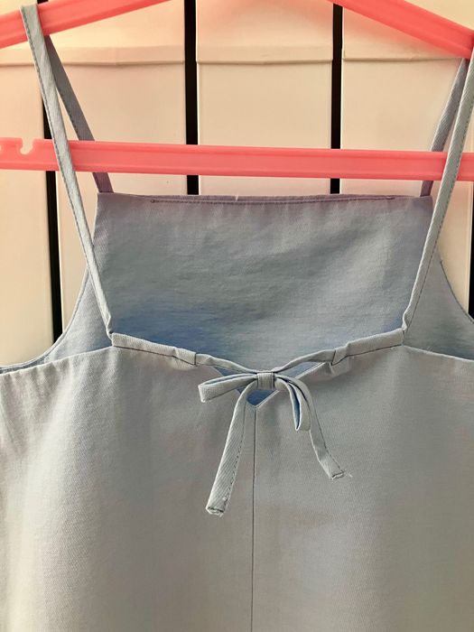 Чисто нова синя детска рокля  Zara 134 см ,9 год